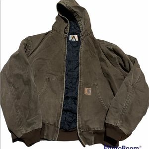 Women’s vintage XXl carhartt duck canvas jacket